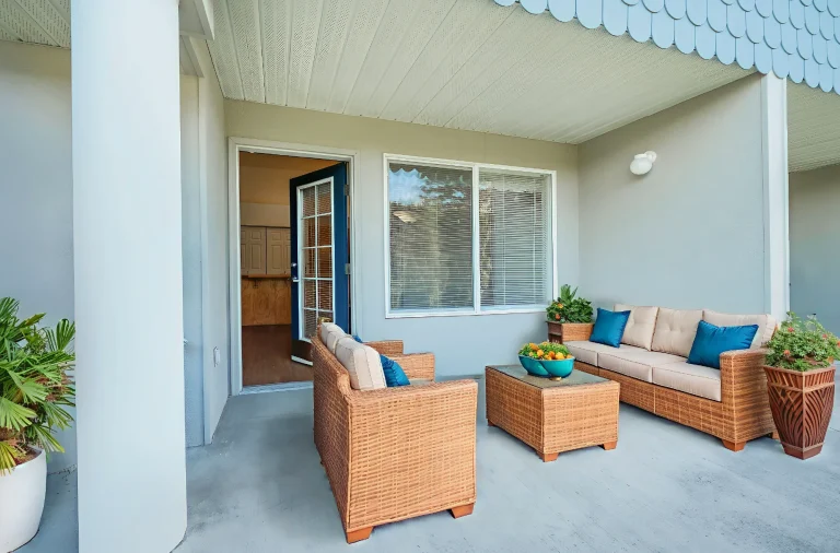 Independent Living Outdoor patio